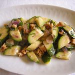 Verdura a base di zucchine semplice e attraente